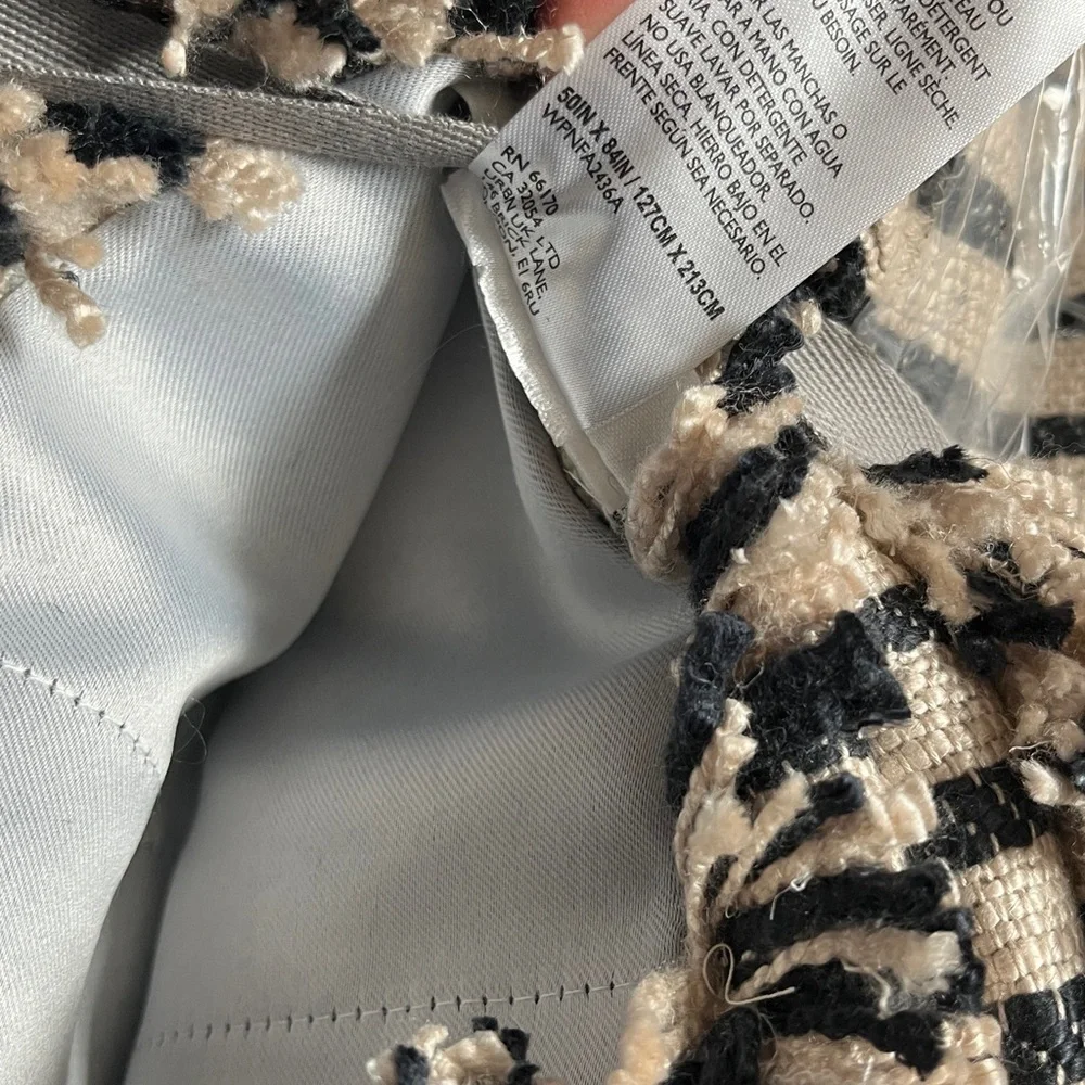 Anthropologie Lux Linen Blend Curtains, 50x84, NWT